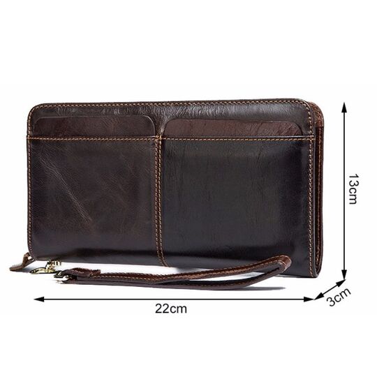 Мужской кошелек "WESTAL", коричневый П2591