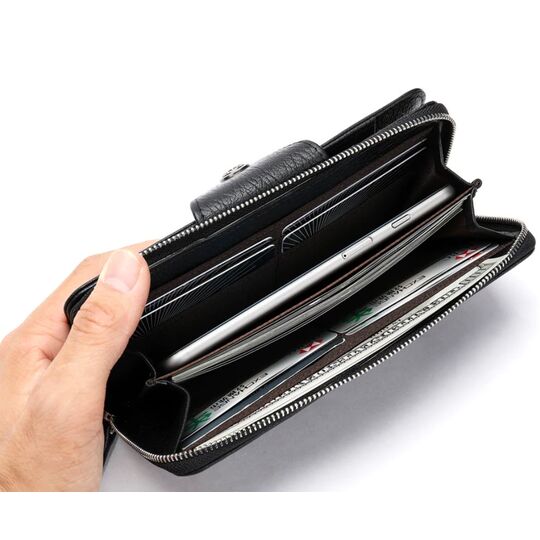 Чоловічий гаманець 'WESTAL', чорний П2595