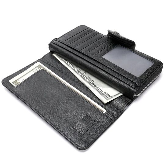Чоловічий гаманець 'WESTAL', чорний П2595