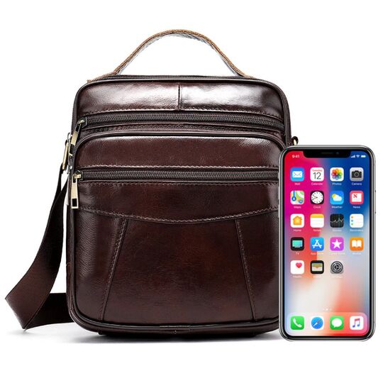 Мужская сумка "WESTAL", коричневая П2596