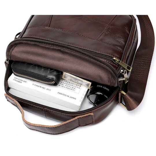 Мужская сумка "WESTAL", коричневая П2596