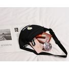 Женская сумка, бананка с ромашкой, П2597