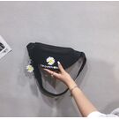 Женская сумка, бананка с ромашкой, П2597