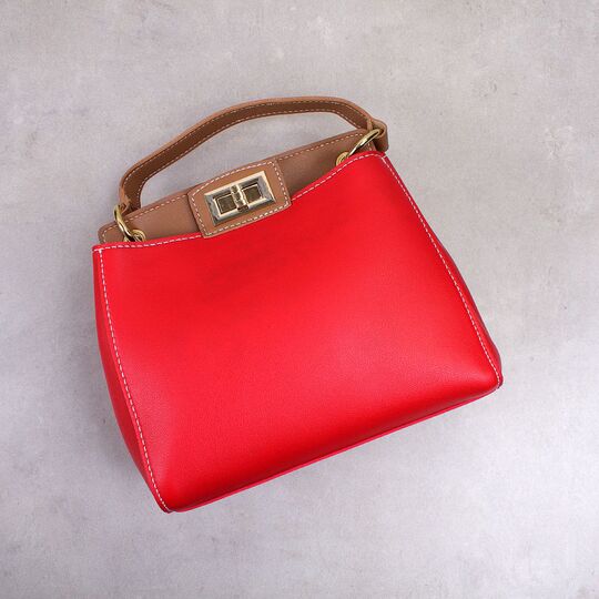 Женская сумка FUNMARDI, красная П2600