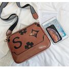 Женская сумка FUNMARDI, коричневая П2602