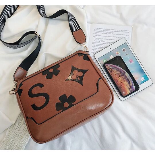 Женская сумка FUNMARDI, коричневая П2602