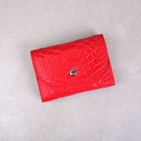 Жіночий міні гаманець, червоний П2607