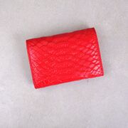 Женский мини кошелек, красный П2607