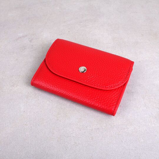 Жіночий міні гаманець, червоний П2612