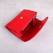 Женский мини кошелек, красный П2612