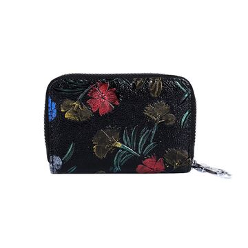 Жіночий гаманець з квітами П2614