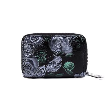 Жіночий гаманець з квітами П2615