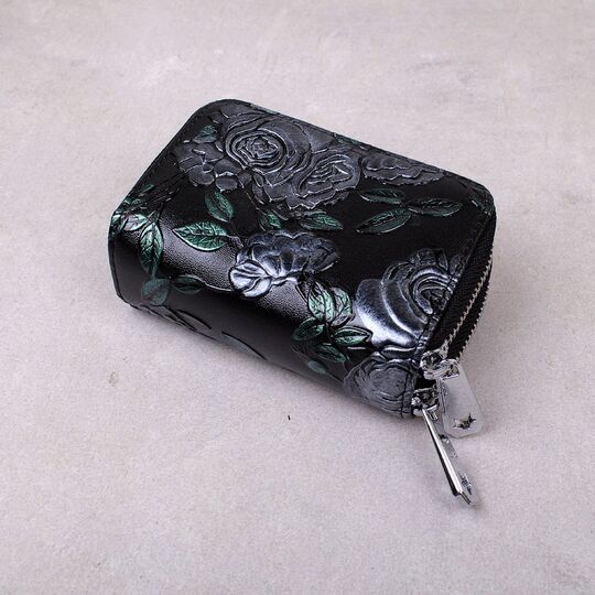 Женский кошелек с цветами П2615