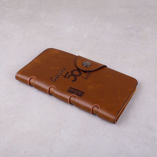 Мужской кошелек, коричневый П2619