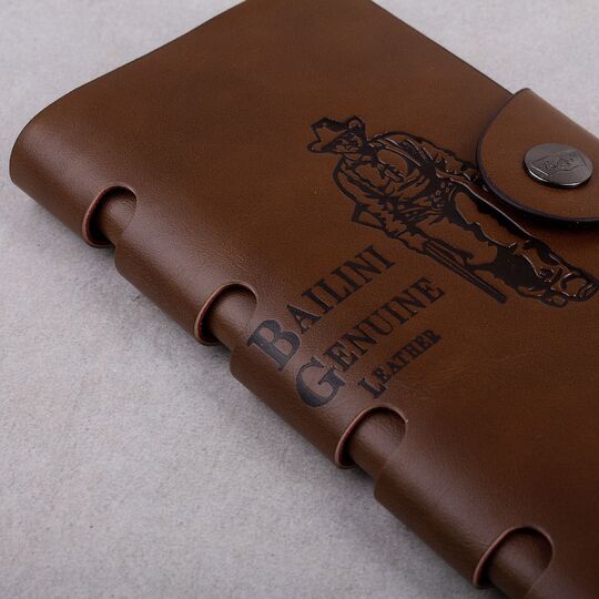 Мужской кошелек, коричневый П2620