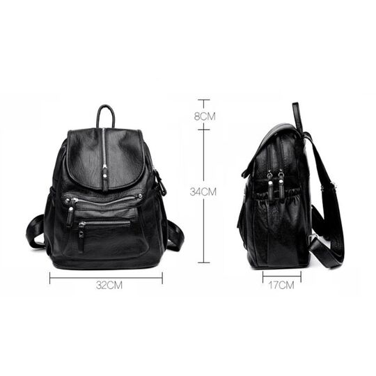 Жіночий рюкзак, чорний П2640