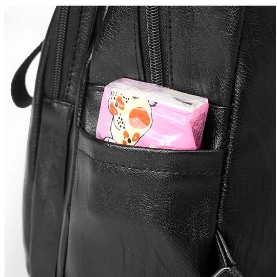 Рюкзак женский, черный П2645