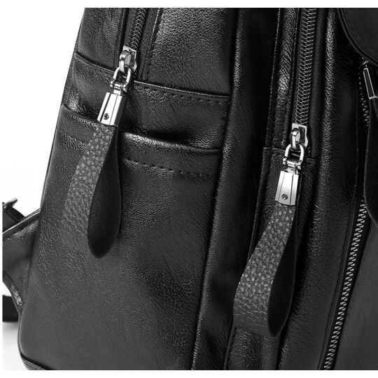 Рюкзак женский, черный П2645