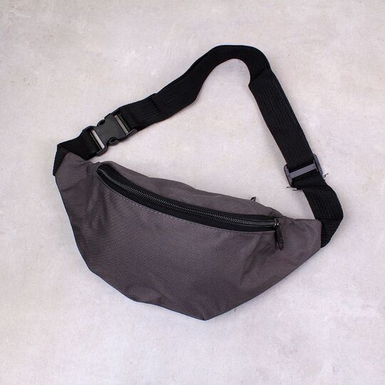 Сумка поясна, бананка AIREEBAY, сіра П2648