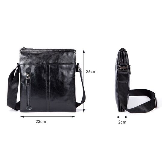 Мужская сумка "WESTAL", черная П2653