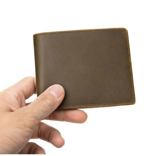 Мужской кошелек "WESTAL", коричневый П2655