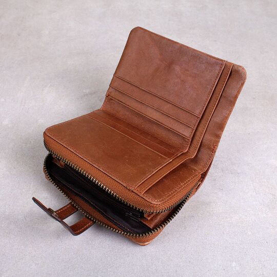 Мужской кошелек "WESTAL", коричневый П2657