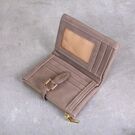 Женский кошелек, серый П0175