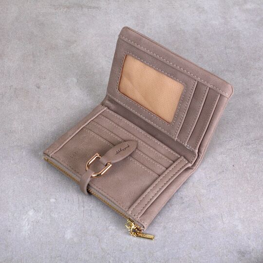 Женский кошелек, серый П0175