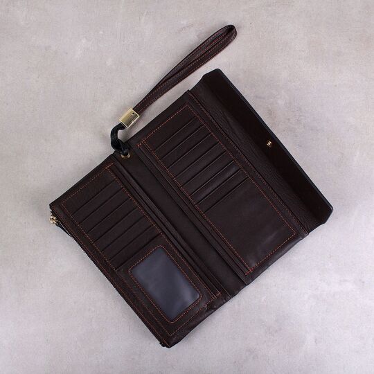 Мужская барсетка "WESTAL", коричневая П2675