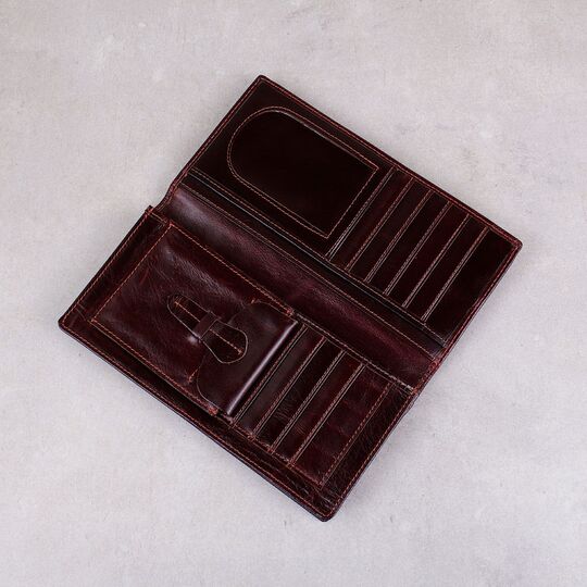 Мужское портмоне "WESTAL", коричневое П2677