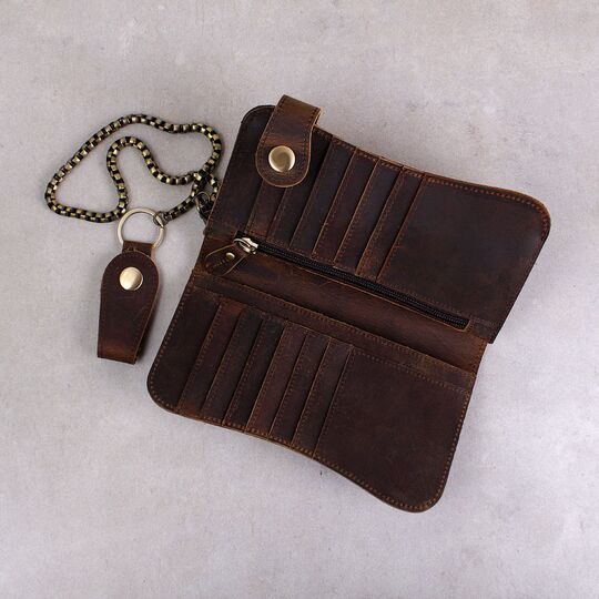 Мужское портмоне "WESTAL", коричневое П2678