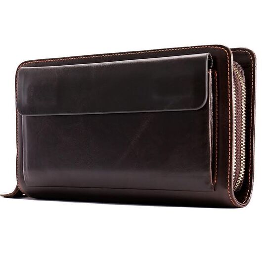 Мужское портмоне "WESTAL", коричневое П2758