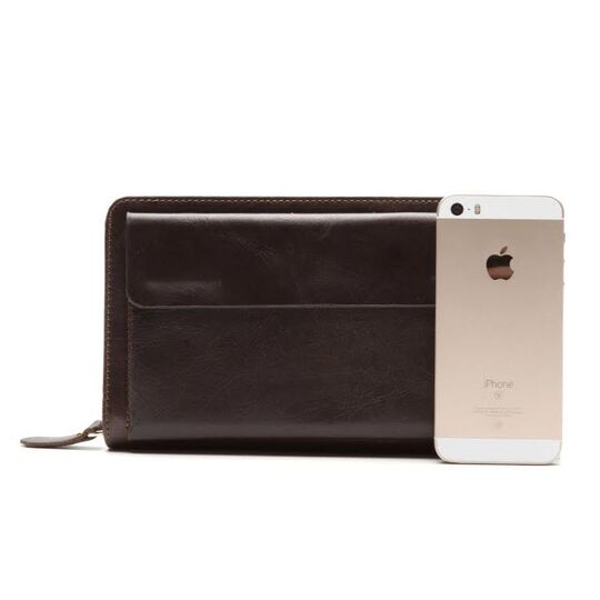 Мужское портмоне "WESTAL", коричневое П2758