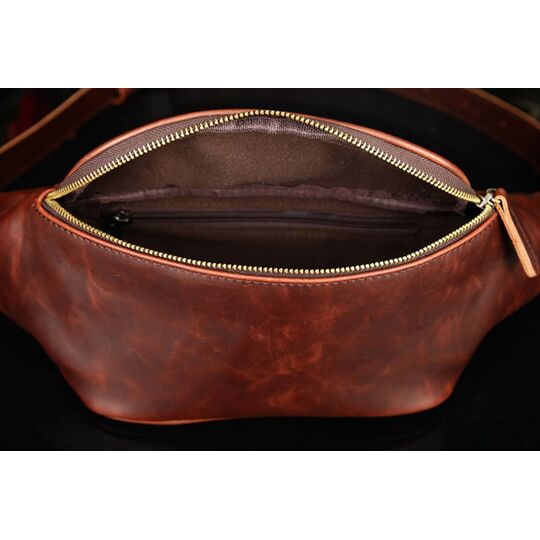 Сумка поясная, бананка, черная П2773 Сумка поясная, бананка, черная П2773