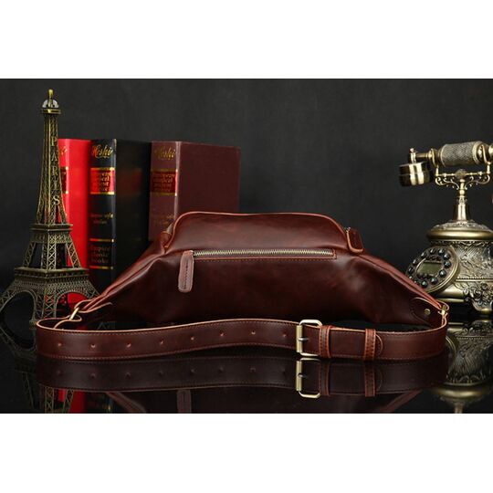 Сумка поясная, бананка, черная П2773 Сумка поясная, бананка, черная П2773