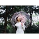 Зонтик прозрачный, розовый П2777 Зонтик прозрачный, розовый П2777