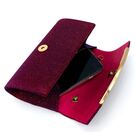 Жіноча сумочка клатч, червона П2778