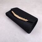 Женская сумочка клатч, черная П2780