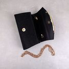 Женская сумочка клатч, черная П2780