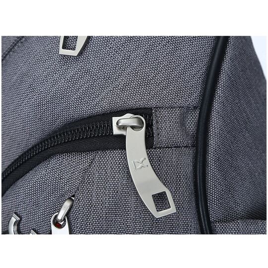 Мужская сумка слинг, серая П2782