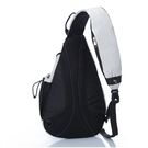 Мужская сумка слинг, черная П2785