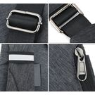 Мужская сумка слинг на плечо, черная П2786