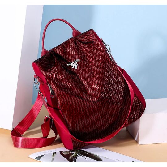 Жіночий рюкзак TuLaduo, червоний П2821