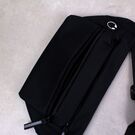 Сумка на пояс, бананка "HOVER", черная П2838 Сумка на пояс, бананка "HOVER", черная П2838