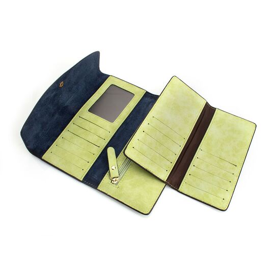 Женский кошелек, зеленый П0185