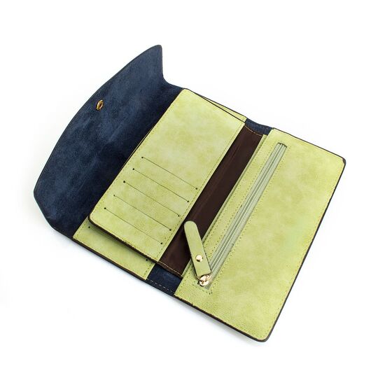 Женский кошелек, зеленый П0185