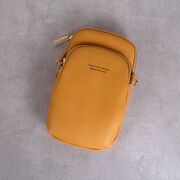 Женская сумочка, клатч "WEICHEN", желтая П2843