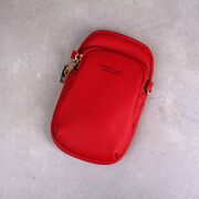 Женская сумочка, клатч "WEICHEN", красная П2844
