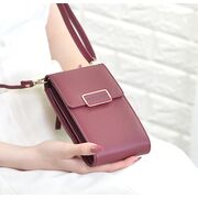 Женская сумочка, клатч "WEICHEN", розовая П2849