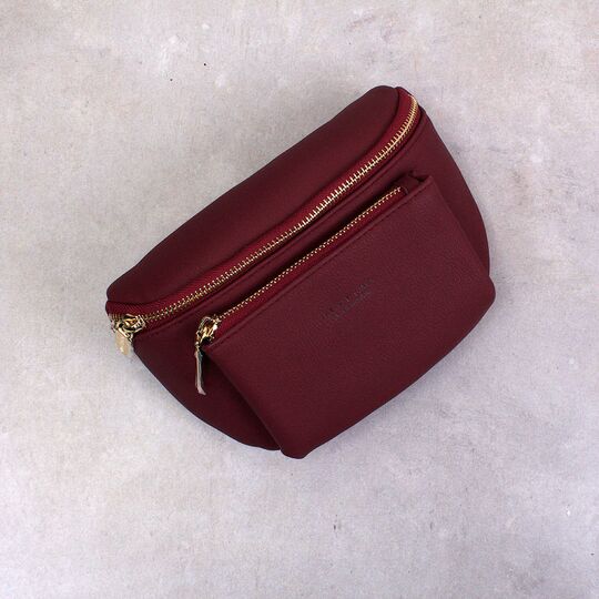 Поясна сумка, бананка WEICHEN, червона П2856 Поясна сумка, бананка WEICHEN, червона П2856